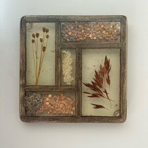 8x8 lucite acrylic trivet with hanger on back